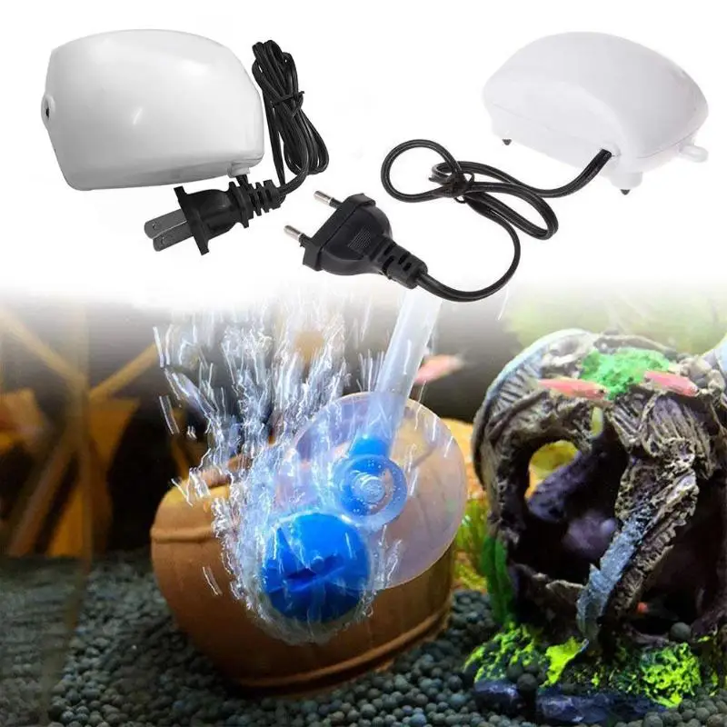 Ultra Low Noise Aquarium Fish Tank Air Pump Bubble Compressor Oxygen Pump For Fish products