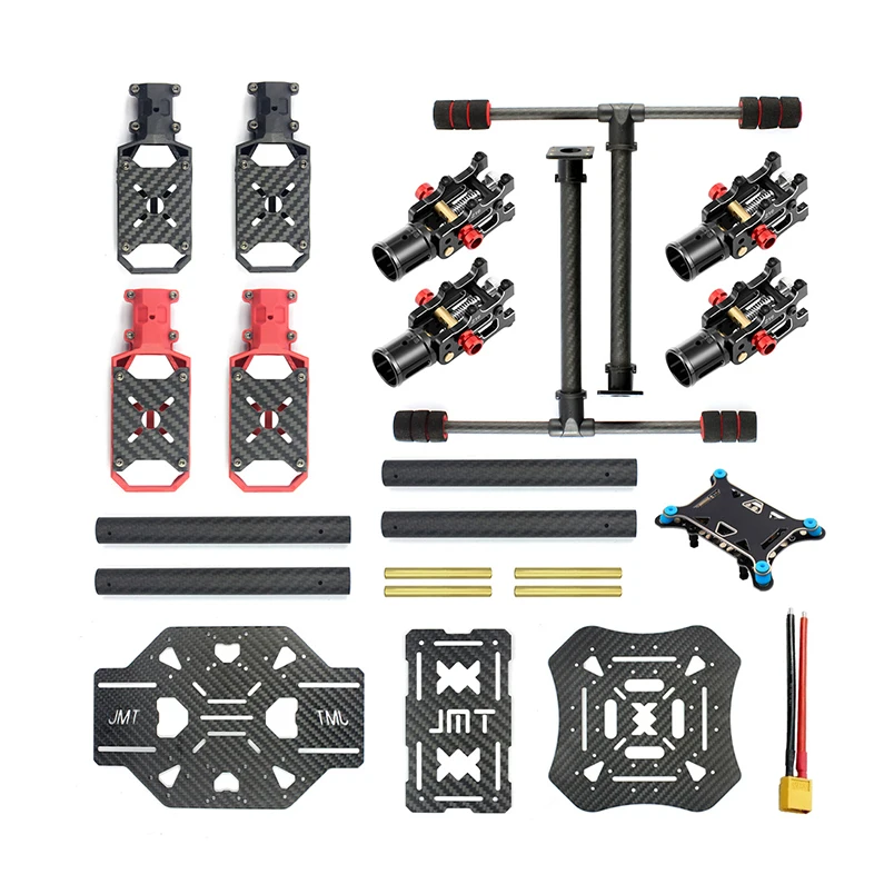 JMT X4 560 мм углеродное волокно складная рама со складной/не складывающейся шасси для RC гоночный Дрон комплект самолетиков аксессуар