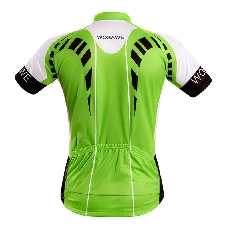 Wosawe высокое качество белый череп и зеленый Для мужчин Для женщин Майки спортивные велосипед короткий рукав спортивная Футболки