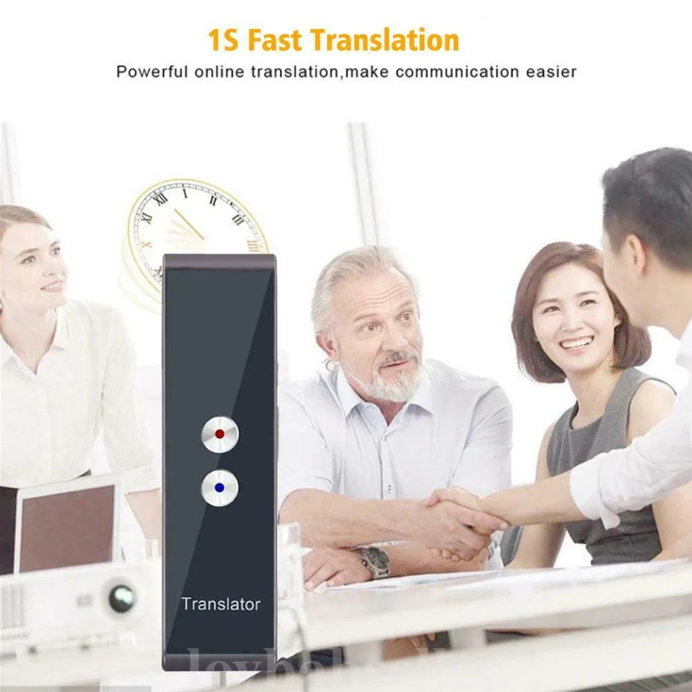 T8 умный голосовой переводчик портативный двухсторонний в режиме реального времени многоязычный перевод встроенный 3,7 в 750ма