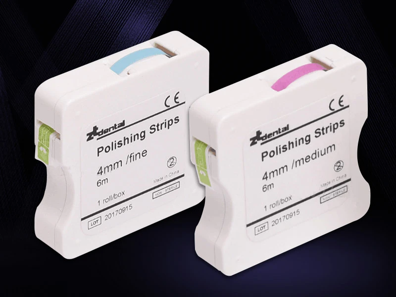 2 Rolls Dental Polishing Strips 4mm Resin Tooth Interdental Sanding