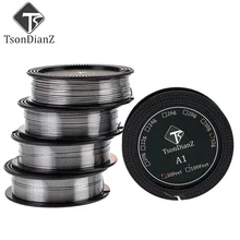 10M/roll Tsondianz High Quality 20-32GA A1 Wire Resistance Wire For RDA E-Cigarette Heating Wires DIY Vaporizer Coil Tools