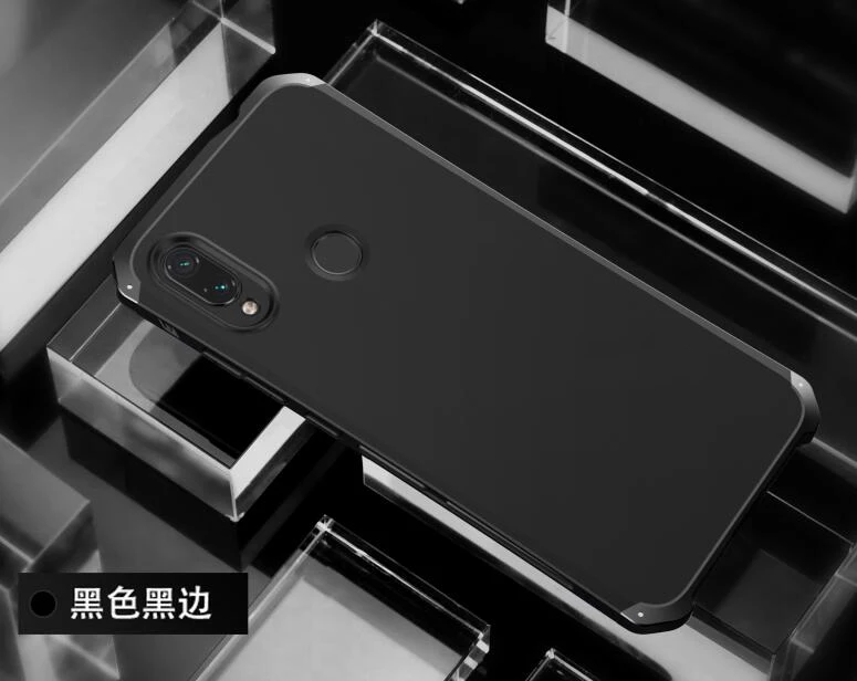 Чехол для Xiaomi Redmi Note 7 Алюминиевый металлический каркас твердый пластиковый чехол на заднюю панель для Xiaomi Redmi Note 7 Fundas Coque Shell - Цвет: Зеленый