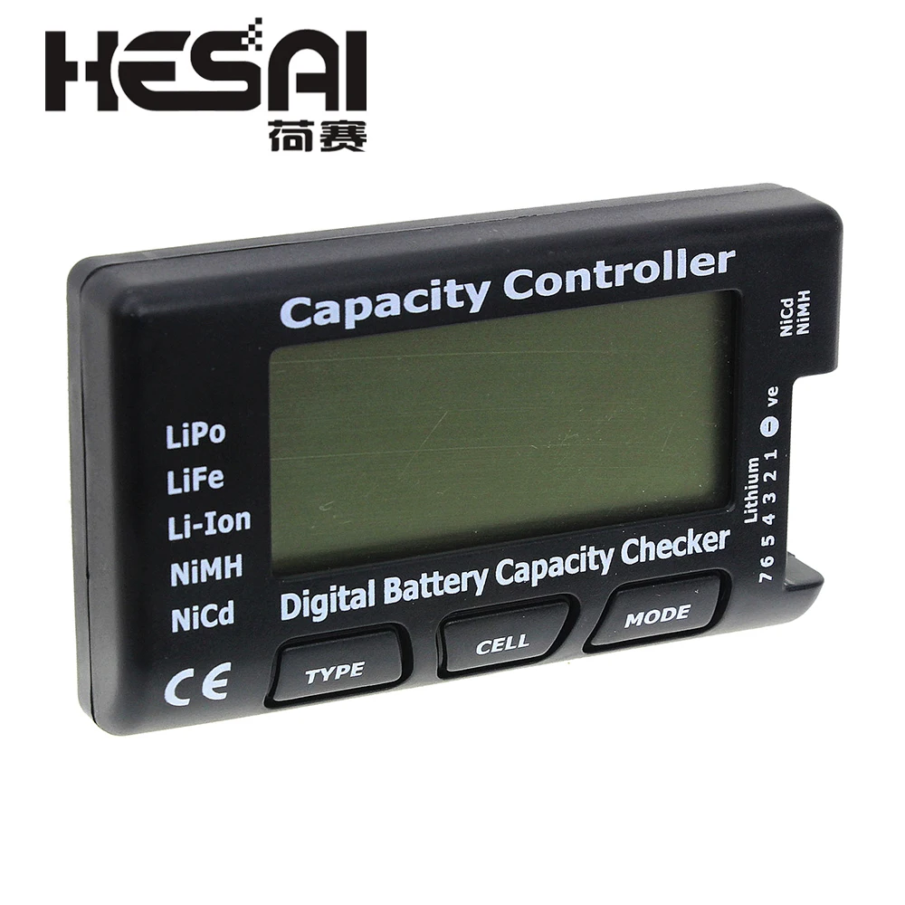 LCD Digital Battery Capacity Controller Checker Tester for LiPo LiFe Li-ion NiMH