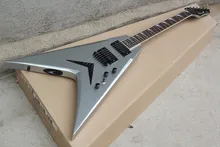 Free Shipping new arrival Silvery Dean font b Guitar b font Flying V Electric font b