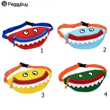 Детские поясные сумки, детские сумки, Мультяшные животные, Акула, нагрудные сумки для мальчиков и девочек, детские поясные сумки, пояс, Kawaii сумка