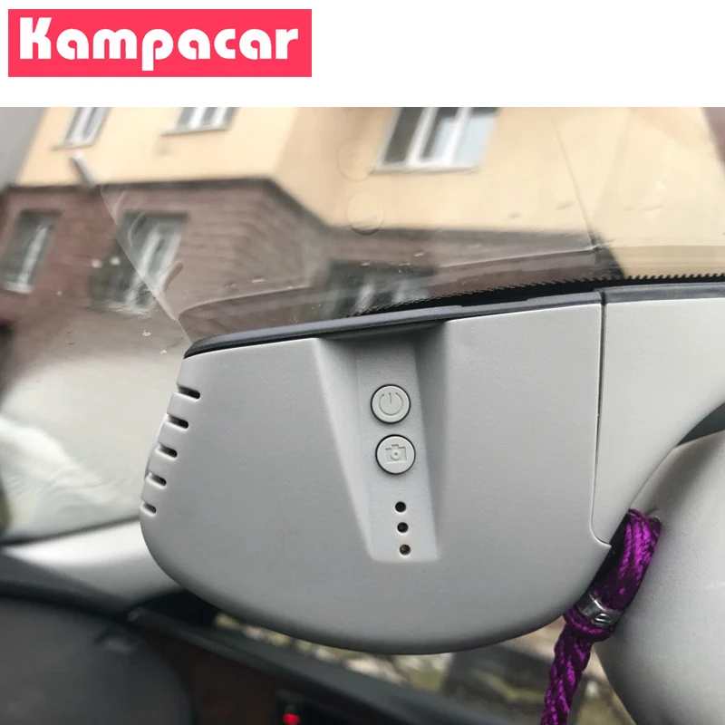 Kampacar Novatek 96658 для автомобиля беспроводной доступ в Интернет, видеорегистратор Даш Cam Автомобильная для Audi a3 8p 8v a4 b8 b7 b6 a5 a6 c5 c6 c7 q3 q5 2013 до 2 Регистраторы автомобильных видеорегистраторов