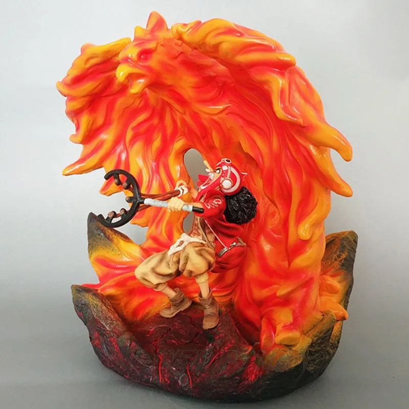 28 см одна деталь Usopp Битва Ver статуя Смола соломенная шляпа Пираты Usopp фигурка Коллекционная модель игрушки Рождественский подарок
