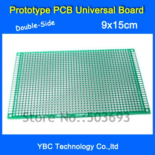 5 шт./партия 9x15 см двухсторонний Прототип PCB универсальная плата для DIY