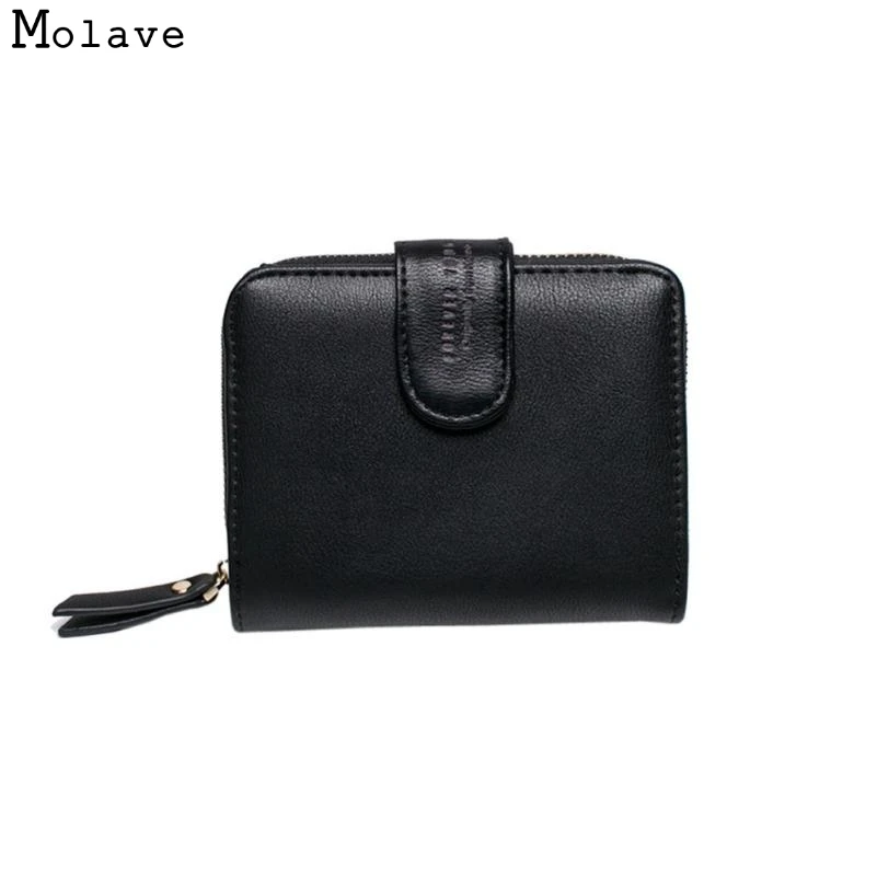 

Naivety Women Short Wallet Mini Letter Printing PU Leather Holder Multi-functional Three Fold Zipper Purse 28S785 drop shipping