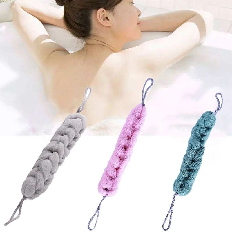 

Long Rubbing Bath Sponges Creative Strip Multi-function Rub Body Back Cleaning Sponges Soft Bathroom Elegant Shower Towels