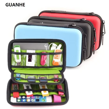 

Waterproof Hard Drive Earphone USB Flash Case Digital Storage Bags organize box pochette disque dur 2.5 Hard Drive Earphone