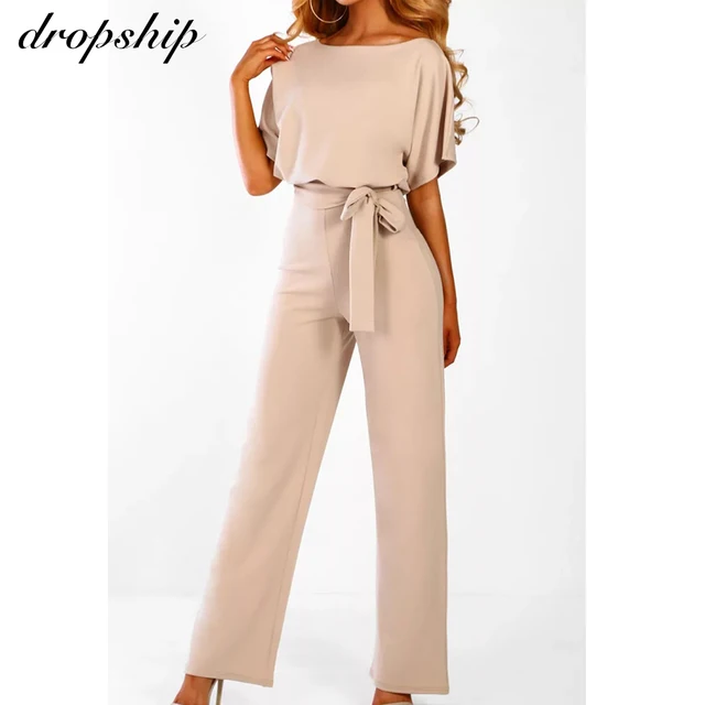 US $11.80 Dropship Jumpsuit Rompers Womens Overalls Women Jumpsuits 2019 Streetwear Plus Size Romper Spring S
