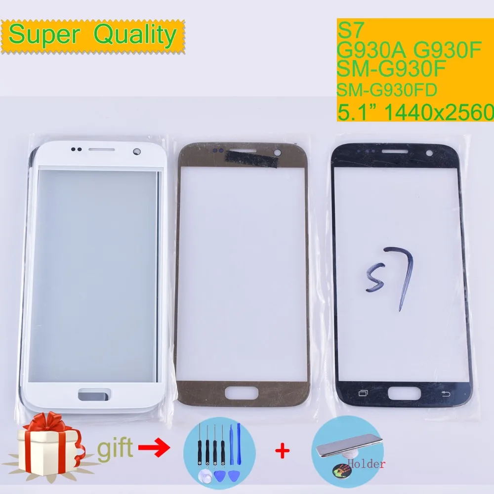 S7 для Samsung Galaxy G930 G930F сенсорный экран передняя стеклянная панель внешнее стекло