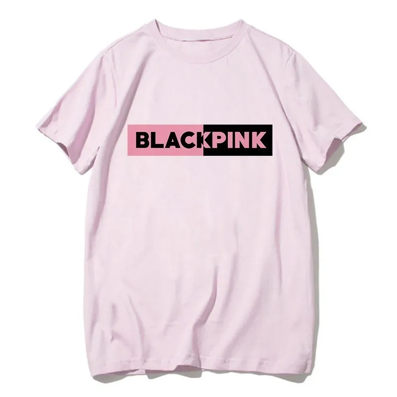 Kill This Love черная Розовая Футболка Kpop Harajuku LISA JISOO JENNIE ROSE 90s футболка женская розовая футболка Топ Футболка женская Ullzang футболка