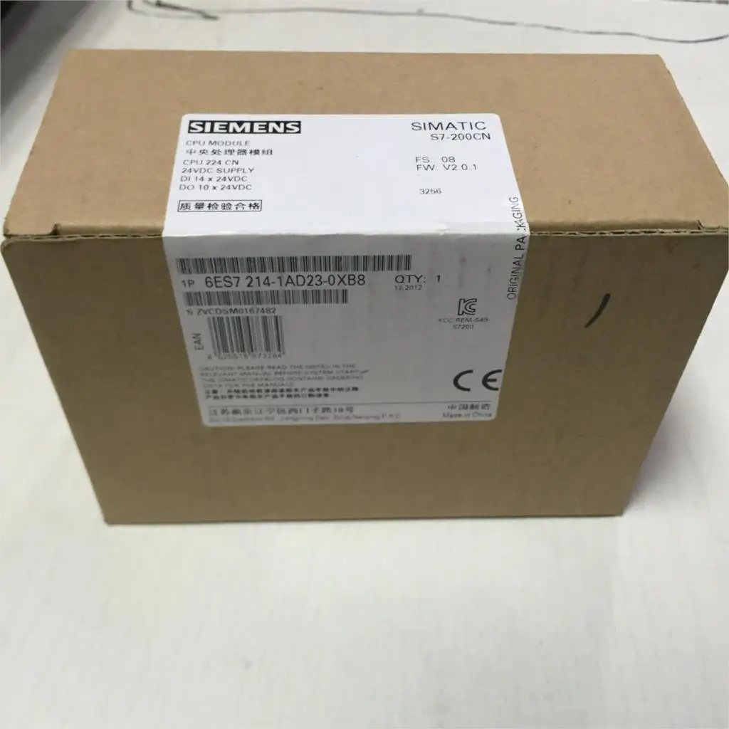 Brand New Siemens 6ES7214-1AD23-0XB0 PLC 6ES7 214-1AD23-0XB0 One year warranty Brand New Siemens 6ES7214-1AD23-0XB0 PLC 6ES7 214-1AD23-0XB0 One year warranty