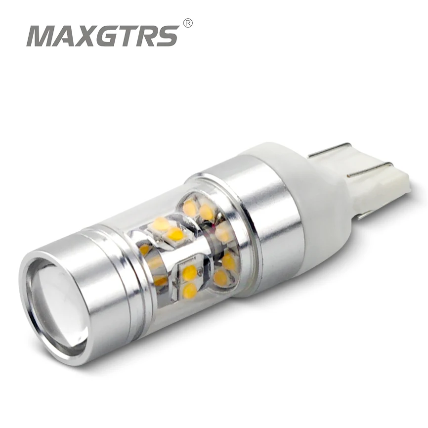 

2x T20 7440 7443 W21/5W W21W LED Light Bulb Car Reverse Backup Brake Light Turn Signal Light 140W 12/24V 6000K White
