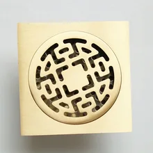 Цвет золотистый медный окна решетки дезодорант трап Ванная комната Стиральная Машина три антикварные утечки пол нержавеющая