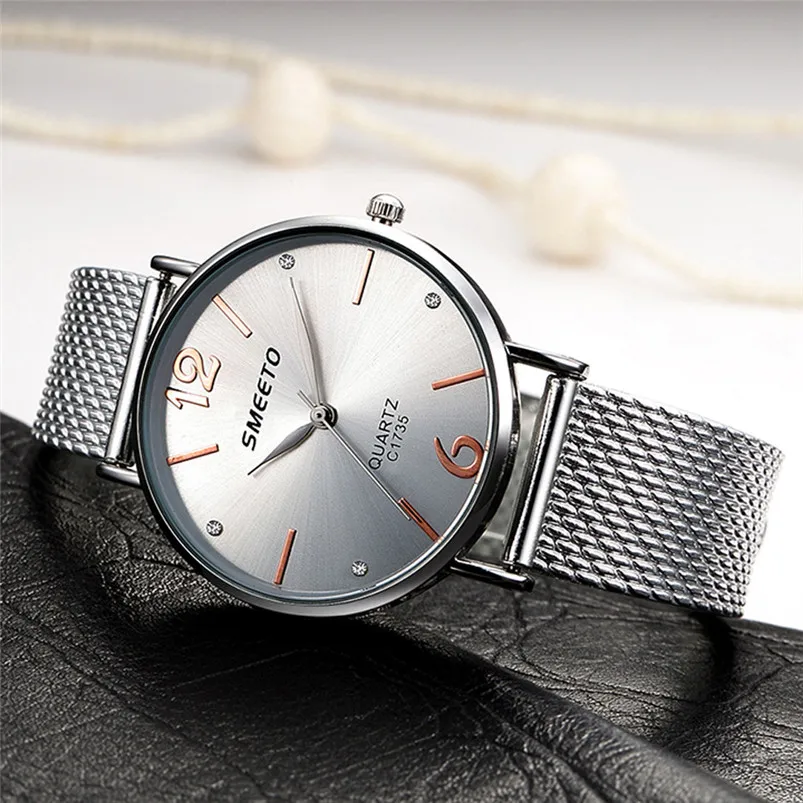 Women's watches brand luxury fashion ladies watch Leather Band Analog Quartz Vogue Wrist Watches Clock relogio masculino 3M29#N (6)