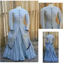 1860S Victorian Corset font b Gothic b font Civil War Southern Belle Ball Gown Dress Halloween