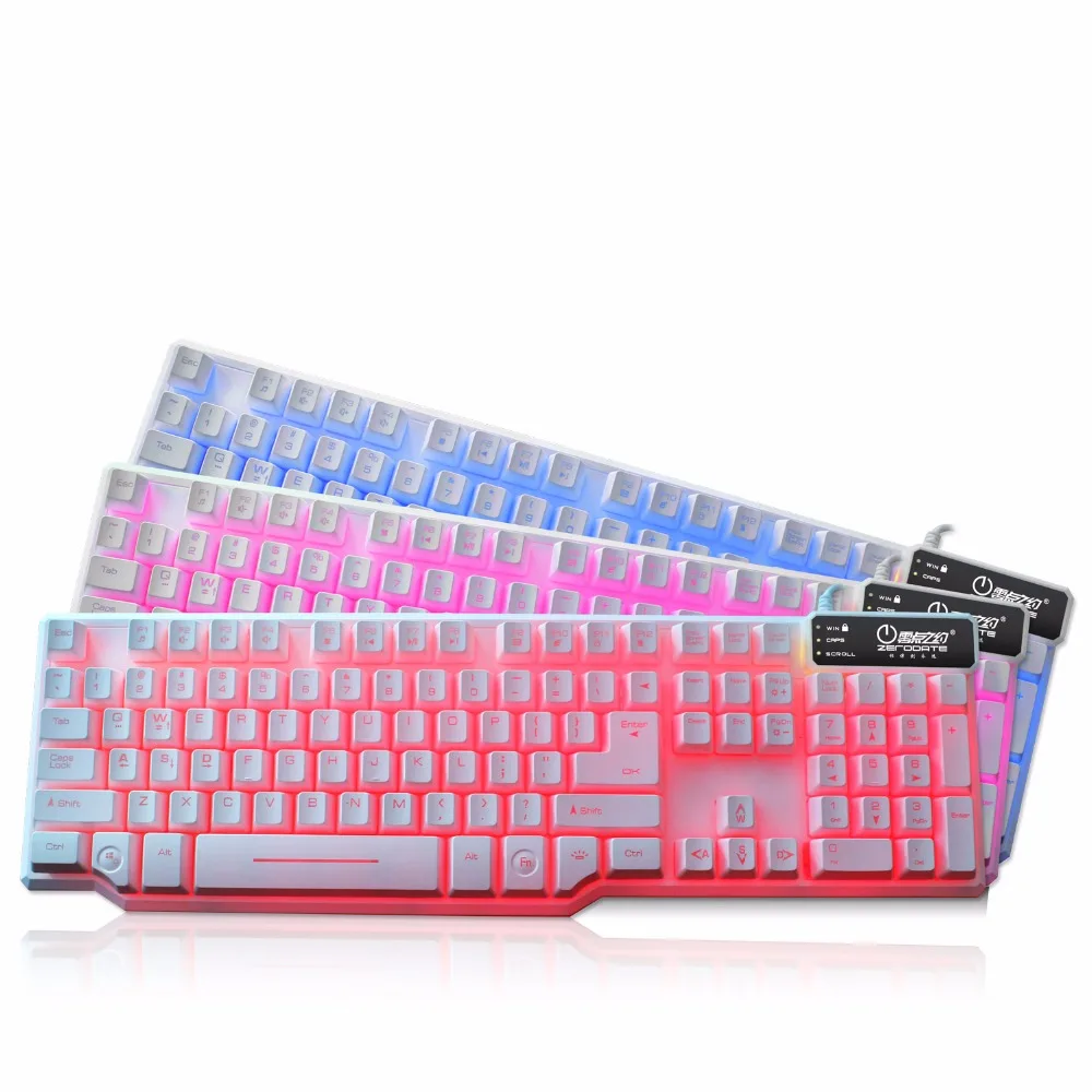 Mechanical Keyboard Gaming Wired Backlit Keyboard LED Backlight Keycap For Gamer Computer Laptop (9)