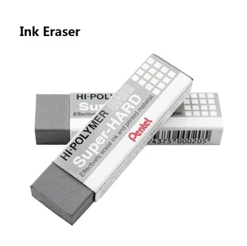 

2Pcs/Lot Pentel Ink Eraser Hi-polymer Super-Hard Effectively Erase Ink and Printed Material Scrub Fountain Pen Erasers NO.zeb20