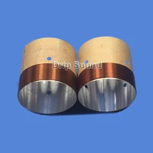 2шт 62,8 мм 62,8 ядро 8ohm голос басом катушка ASV белый алюминиевый НЧ динамик звуковой привод запчасти для ремонта динамика