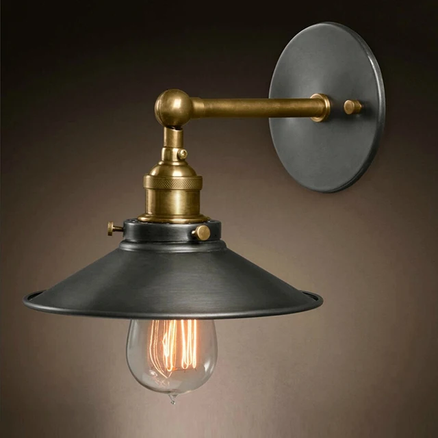 Ecolight Free Shipping Vintage Country Cottage Wall Lamps 1 Light Ecolight Free Shipping Vintage Country Cottage Wall Lamps 1 Light Black Painted E26 E27 Bed Room