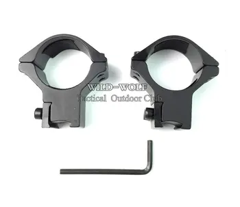 

Hunting Gun accessories1Pair Tactical 30mm high Profile Scope Mount Rings Picatinny Weaver 11mm Rail Mount