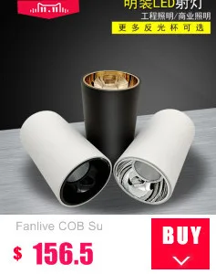 Fanlive 10 шт./лот светодио дный следить лампы освещения 20 Вт 30 Вт 40 Вт удара рельсовое освещение Костюмы магазин обувной магазин 110 V 220 V Spotlight