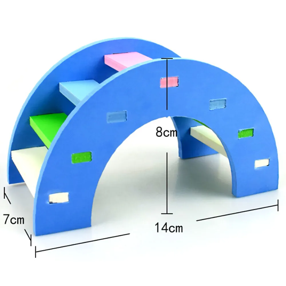 Игрушки для хомяка Радуга мост морская свинка хомяк деревянная игрушка физическая тренировка игрушки