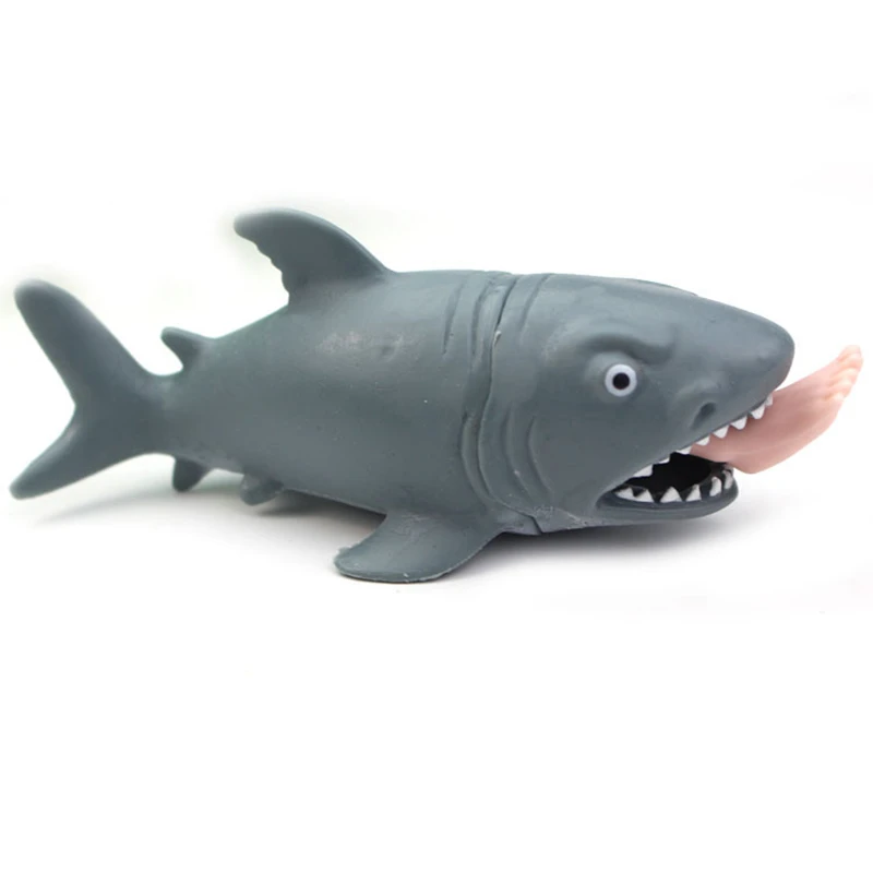 Креативная забавная игрушка Squeeze Stress Ball Альтернативная Юмористическая Акула съедает человеческую ногу сжимает давление снимает