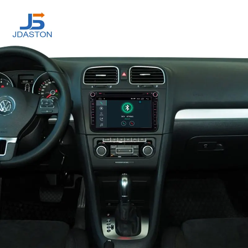 Excellent JDASTON 2 Din Android 9.0 Car Multimedia Radio GPS DVD Player for Volkswagen VW Passat B6 CC b7 Polo Golf 4 5 Tiguan Jetta BORA 5