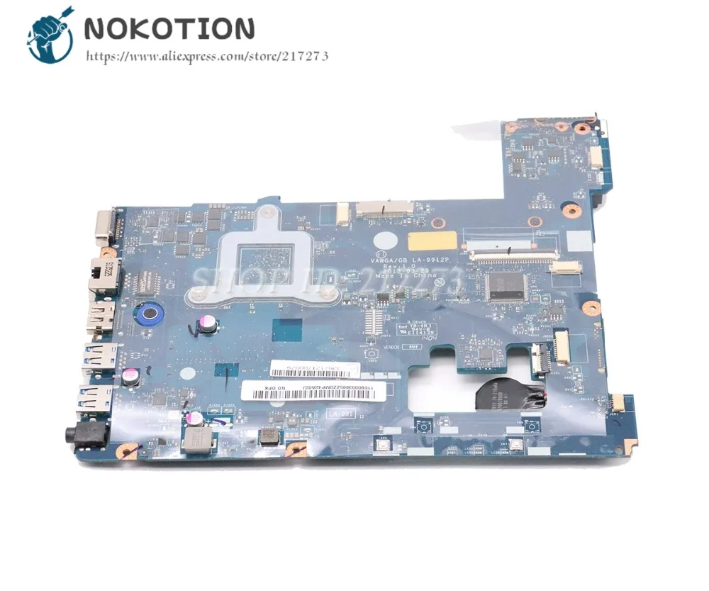 Материнская плата NOKOTION для ноутбука Lenovo Ideapad G505 15 6 дюймов VAWGA GB LA 9912P основная
