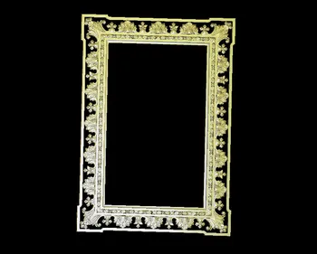 

CNC Router relief frame model 3D model artcam type3 cnc engraving STL format E1