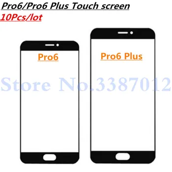 

10Pcs/lot Front Outer Glass Lens Replacement Part for For Meizu Pro6 Pro 6 Plus Touch Screen Glass Cover