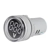 22mm LED Digital Display Gauge Volt Voltage Meter Indicator Signal Lamp Voltmeter Lights Tester Combo Measuring Range 60-500V AC ► Photo 3/6