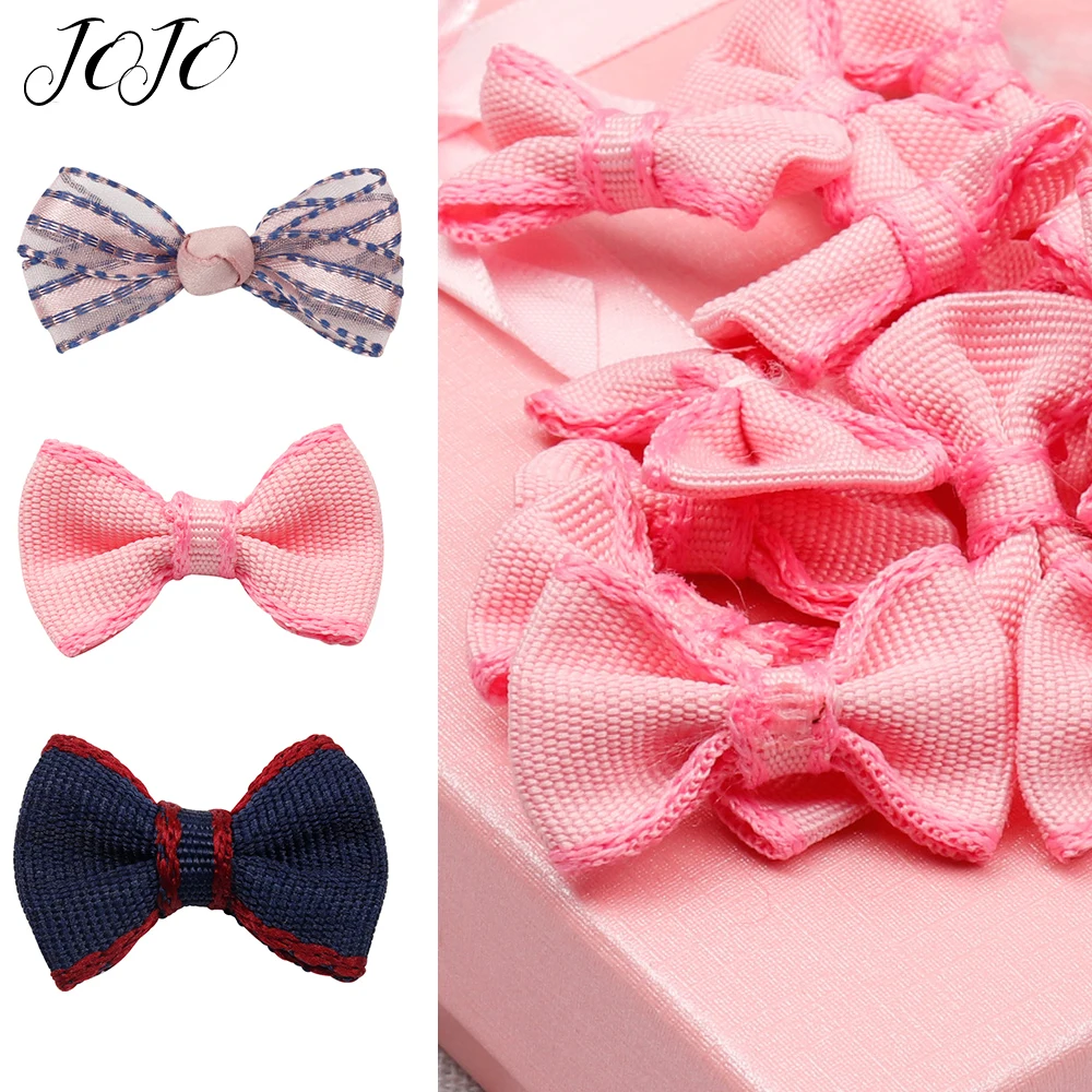 JOJO Луки 5 шт. DIY ремесло поставки бант из корсажной ленты для свадебной вечеринки украшения ручной работы одежда материалы аксессуары для волос