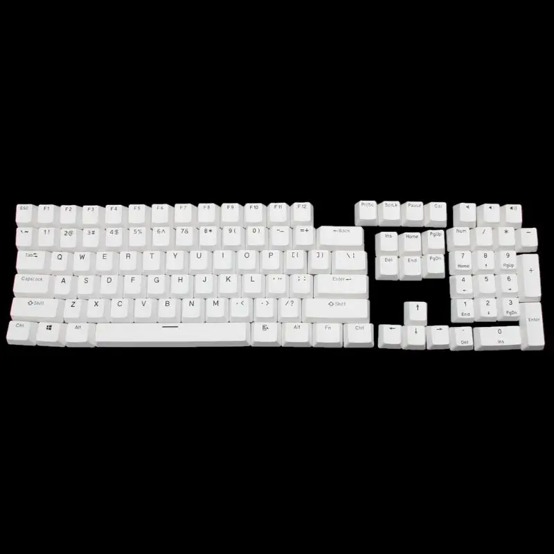 108 Keys PBT Keycap Cherry Profile ANSI Layout Bi-Color Injection Over Molding keycap For Mechanical Keyboard