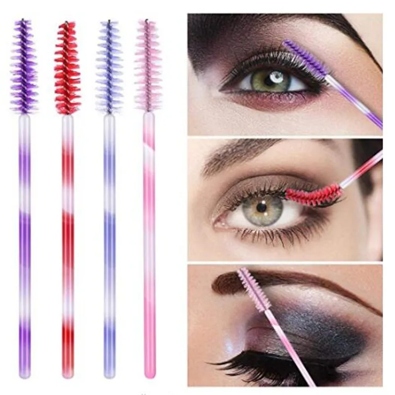 Одноразовая кисть для ресниц палочка кисти для бровей ресницы Spoolie Eye Lash Wands Spooly Аппликатор макияж наборы 100 упаковка