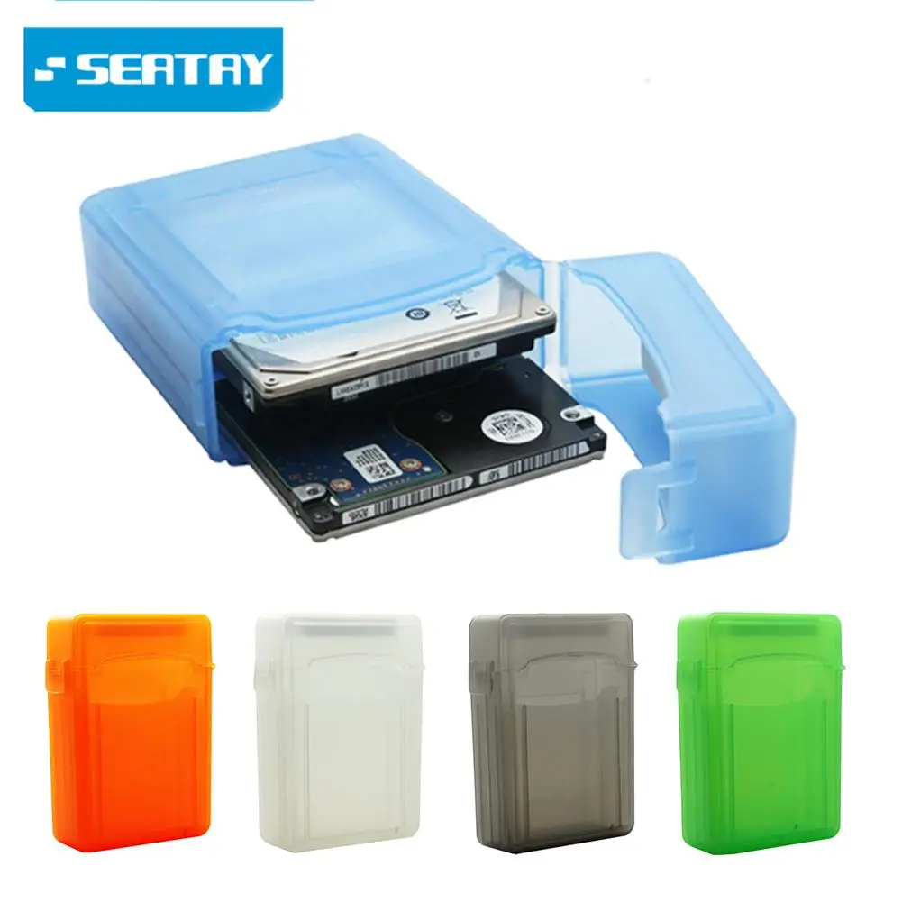 

Seatay HD201 Colorful 2.5-inch Hard Disk Protector Hot Sale HDD Protective Case Box Double Disk Positions