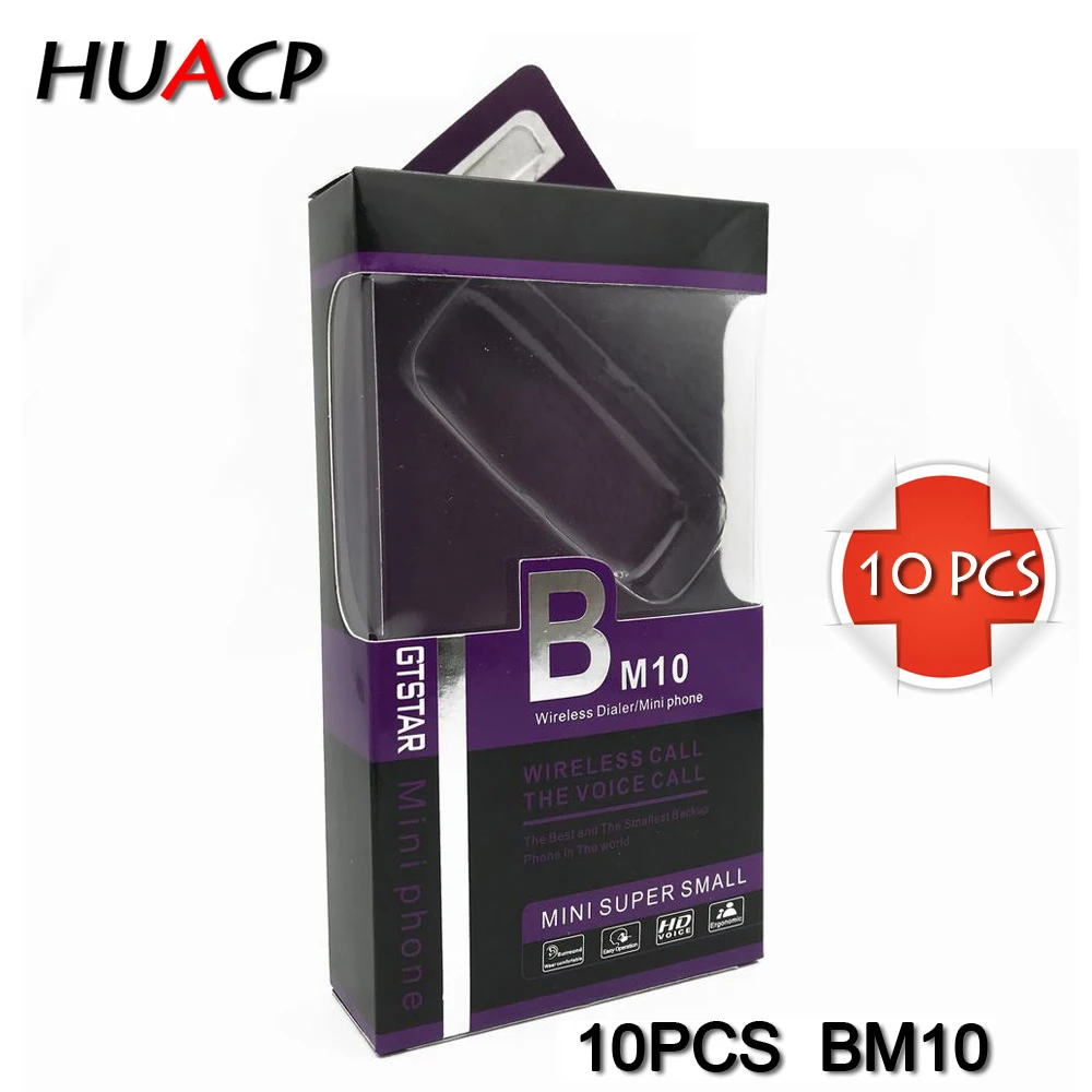 10 шт./лот BM10 Huacp мини телефон супер маленький спортивные bluetooth наушники