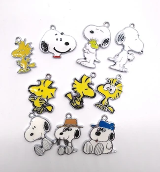 

50 Pcs cartoon dog Charm Necklace/Bracelet/Earrings Pendants DIY Jewelry Making Accessories T-308