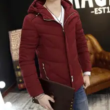 Лидер продаж г. зимняя мужская новая модная зимняя куртка с капюшоном и перьями для сохранения теплого пальто cultivate one's morality