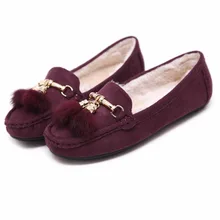 

SKT912-2 Polychromatic winter Warm shoes Women's big size shoes hyoma Doug shoes Flat bottom Light comfortable shoes