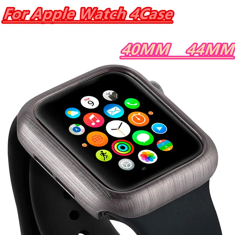 

Slim Watch Cover Series For Apple Watch 4 40MM 44MM Plastic Case PC Material Drawing Pattern Screen For Iwatch 4 44MM 40MM