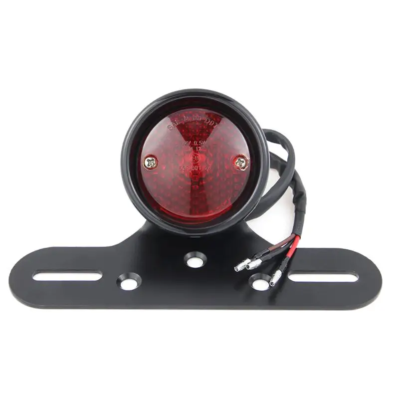 

DIY Motorcycle RED Brake Tail Rear Light Bulb for Harley Chopper Bobber Custom 12V Cafe Racer Motorbike Turn Signal Brake Lights