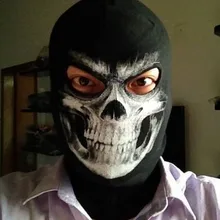 Быстрая) новейшая Балаклава, капюшон, маска для лица, для призраков, Череп, велосипедный и Лыжный спорт, капюшон, лыжная маска