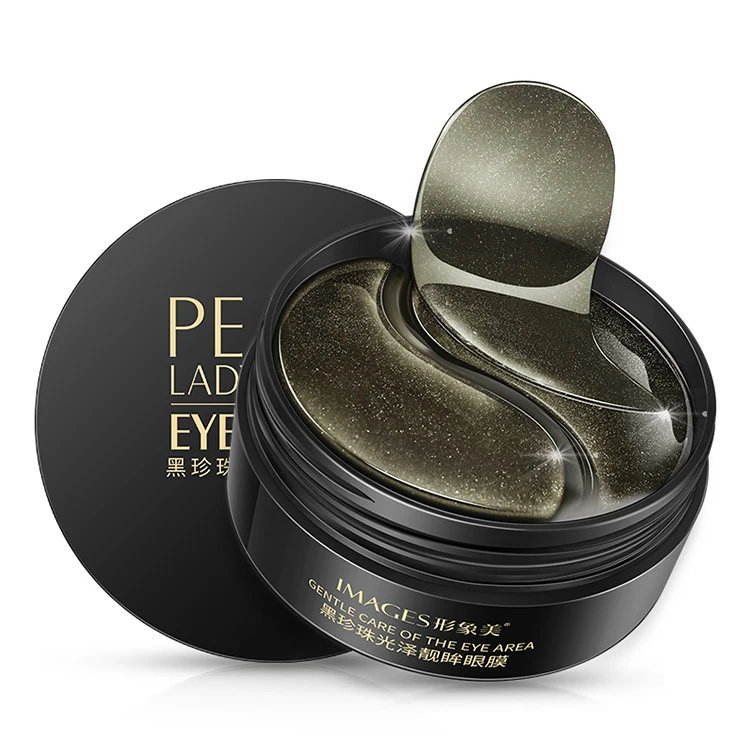 OEM IMAGES remove dark circles anti-aging repair eye wrinkles collagen black pearl eye mask