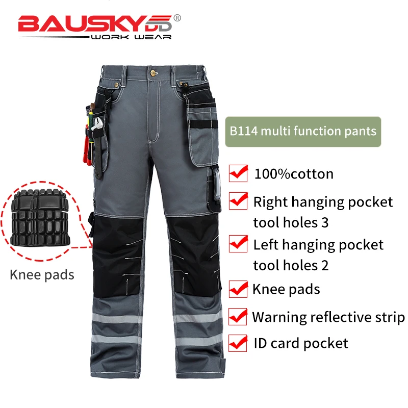 New German army blue denim work trousers pants military workwear utility
